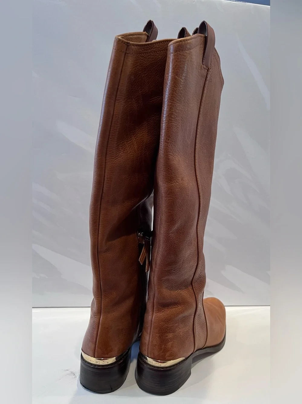Louise Et Cie Lo-Zada Chestnut Women's Tall Leather Riding Boot